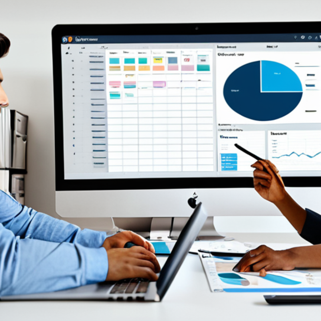 Project Management Platform**

"A diverse team of public servants collaborating on a project using a digital project management platform (e.g., Asana or Trello), fully clothed, appropriate attire, safe for work. The platform displays task assignments, deadlines, and progress charts in a modern office setting. Perfect anatomy, correct proportions, natural pose, professional digital art, high resolution."

**