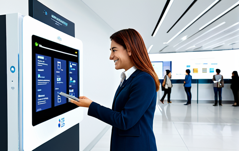 Digital Transformation in Public Service**

"A bustling, modern government service center. Citizens interact with user-friendly digital kiosks and smiling public servants assisting with tablets. Sleek, clean design. Incorporate Portuguese/Brazilian architectural elements. Focus on efficiency and accessibility. People are fully clothed in appropriate professional attire. 'Safe for work', 'appropriate content', 'professional', 'modest', perfect anatomy, correct proportions, natural pose, well-formed hands, proper finger count, natural body proportions, high quality render."

**