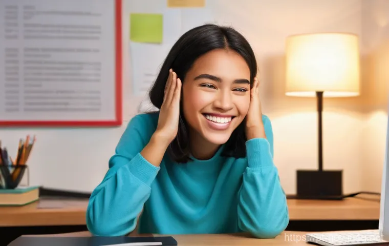 공무원 시험 점수 확인 방법 - **Prompt 1: Pre-Result Anxiety**
    "A young adult, gender-neutral, sits hunched over a laptop at a...