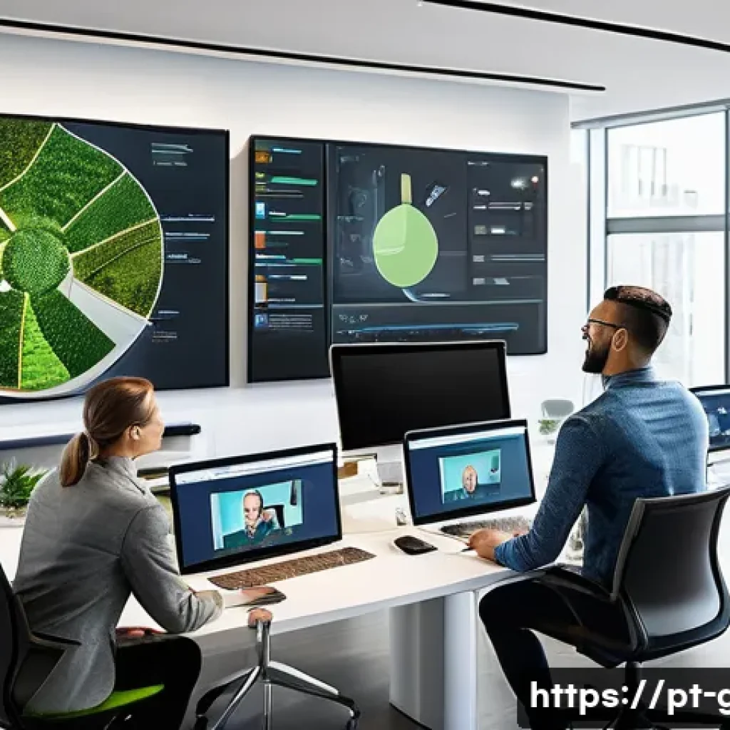 공무원 생활에서 얻는 자기계발 기회 - **Prompt:** A dynamic, brightly lit image of a diverse group of modern public servants, men and wome...