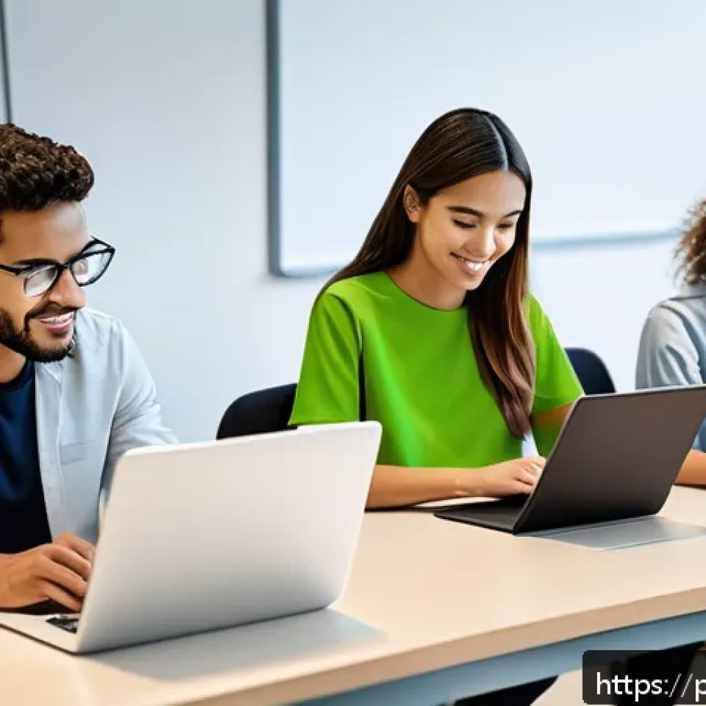 공무원 채용 방식의 변화 역사 - A modern digital public selection process scene in Brazil, featuring diverse candidates engaging wit...